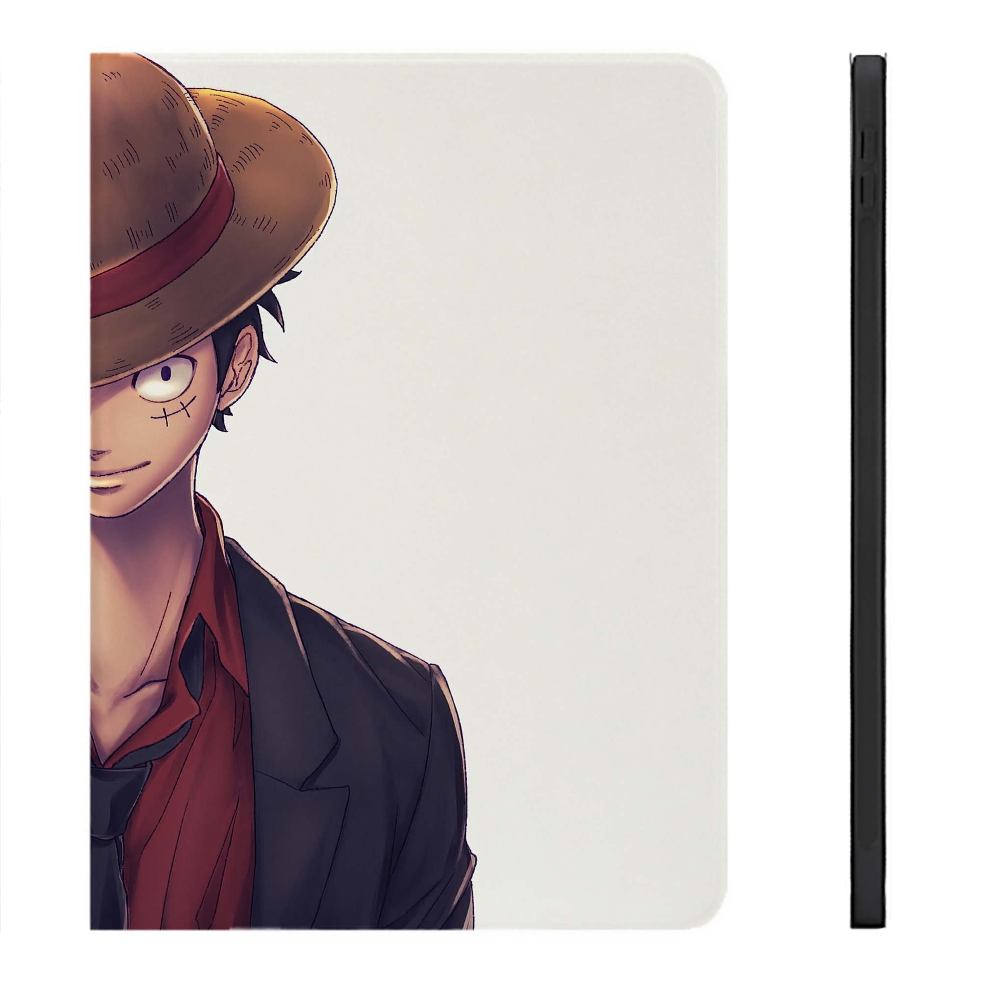 （画像用） ワンピース ONE PIECE IPadケース ペンホルダー付き ブックスタイルデザイン